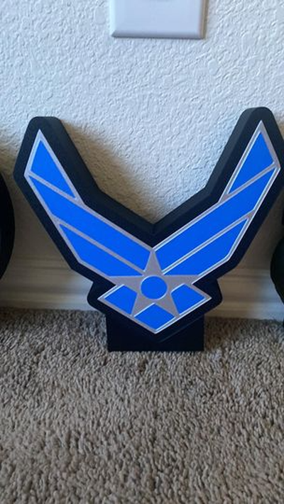 usaf lightbox by svest1466 air force airforce military 3d print model - Mito3D