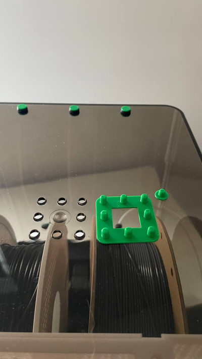 fixdry épingle bouchons isolement by raide sec boîte humidité suppression 3d print model - Mito3D