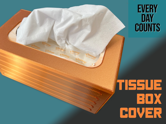 kleenex tissue box cover by day counts tissuebox tissueboxcover kleenexcover 3d print model - Mito3D