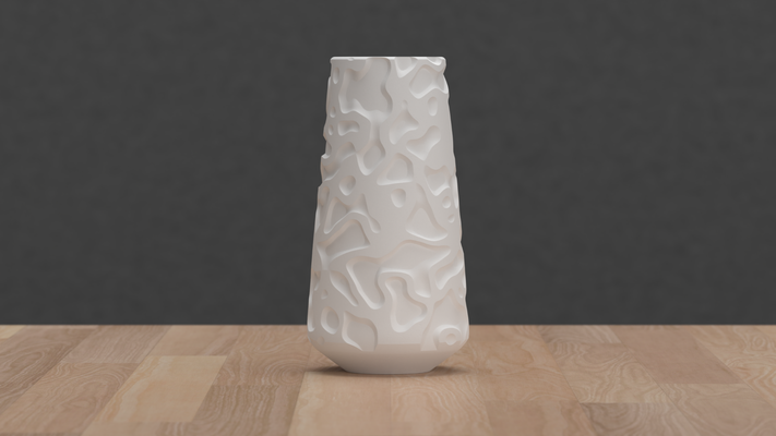 biologique vase by jwalker55 mode décor accueil maison 3d print model - Mito3D