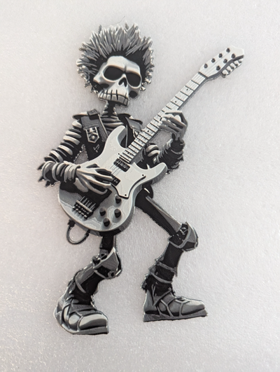 skeleton guitar by oper8ral hueforge 3d print model - Mito3D
