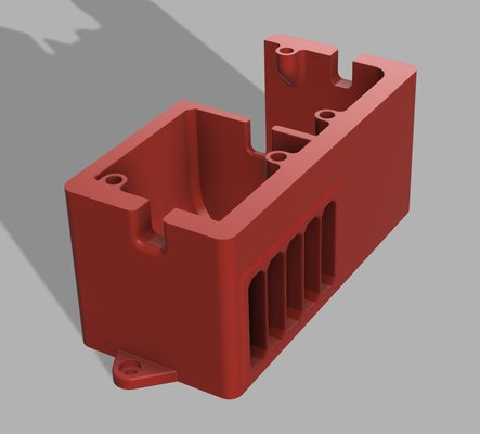 bölünmüş akış bento kutu yeniden düzenleme karıştırılmış by drkriegeraus hayran egzoz bölme 3d print model - Mito3D