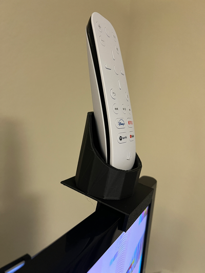 tv remote stand mount universal by zamojs tvremote ps5remote tvremotestand 3d print model - Mito3D