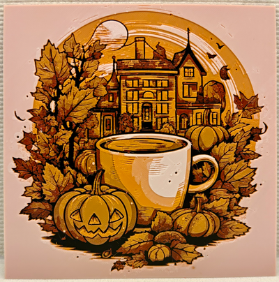 halloween fallen kaffee 4 farbe hutschmiede filament malerei by shakastudio herbst farben ams mmu mehrfarbig wandkunst 3d print model - Mito3D