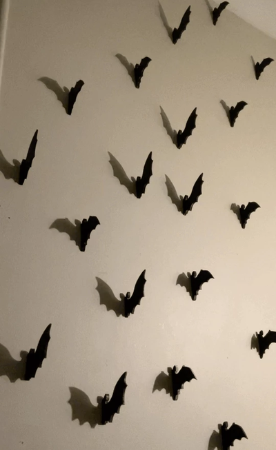 shadow bat decorations by valifq household decor 3d print model - Mito3D