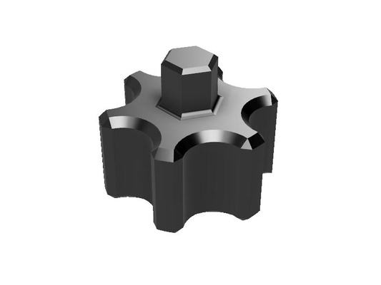 knopf verhexen kopf schraube 5mm by damiano werkzeuge sechskantschlüssel inbusschlüssel 3d print model - Mito3D