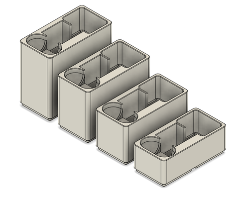 fosbos completar hotend montaje compartimiento by asdfgasdfg 3d impresora accesorios estante organización organizador organizar organizado gridfinity 3d print model - Mito3D