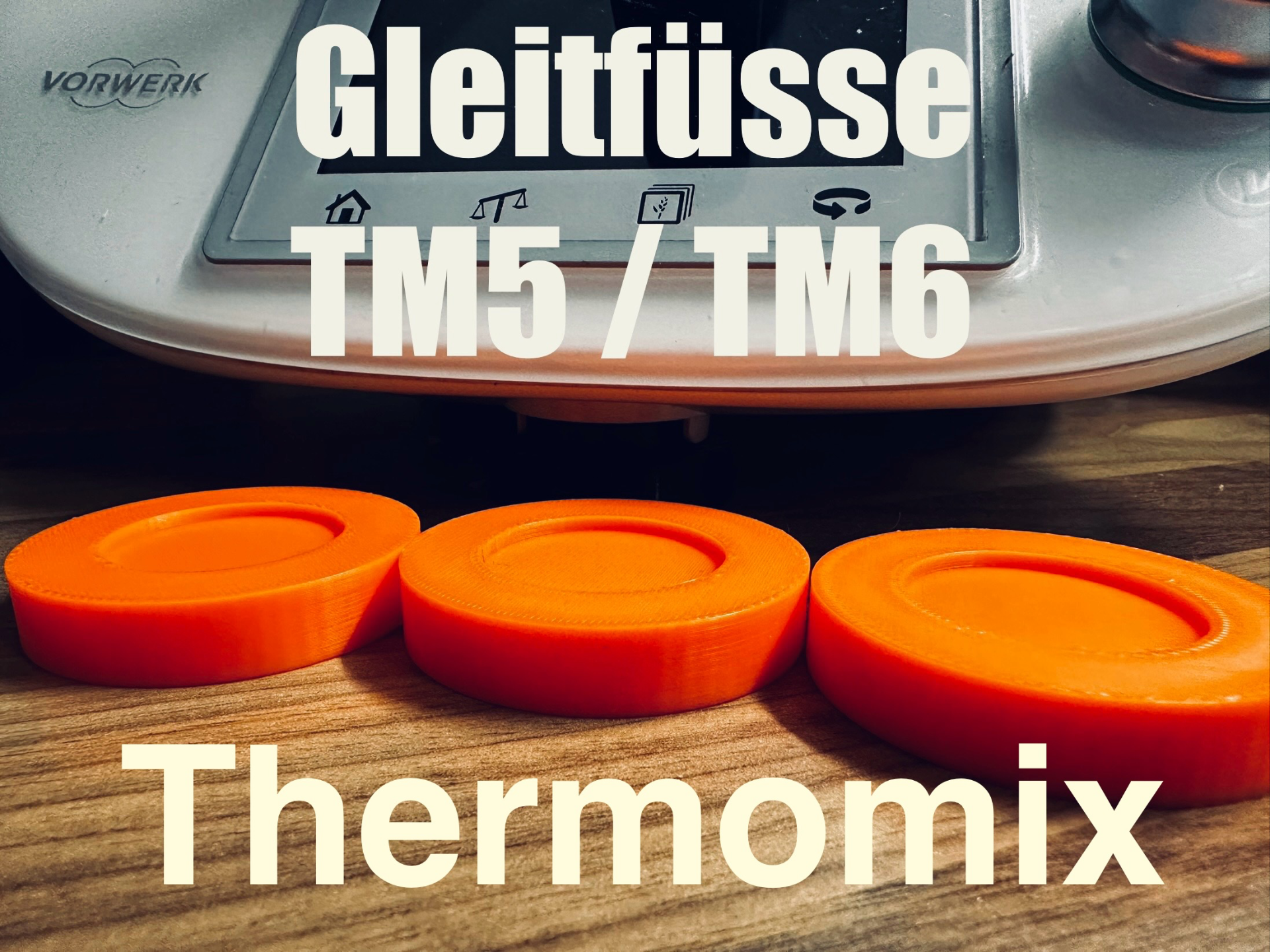 thermomix pied coulissant tm5 tm6 glissement planche glisse by dahle1979 ménage maison modèles thermi vorwerk gleitbrett coulissante pieds coulissants 3D print model - Mito3D