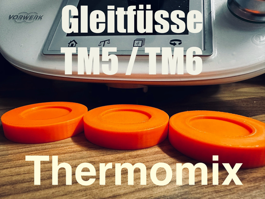 thermomix gleitfuss tm5 tm6 sliding board glides by dahle1979 household house models thermi vorwerk gleitbrett slidingboard slidingfeet foot slidingfoot 3d print model - Mito3D