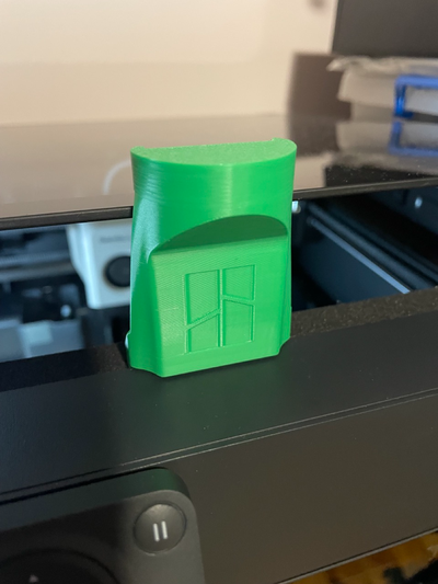 remixar vidro riser remixado by minol 3d impressora acessórios suporte respirar ventilação tampa ficar pé magnético ímãs 3d print model - Mito3D