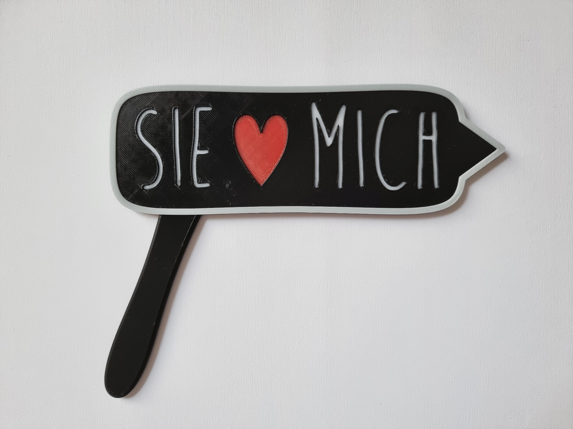 photobooth accessoires sie aime michigan by jouets trucs cosplays signe boîte photos schild peintre 3D print model - Mito3D