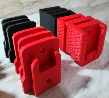 milwaukee m18 fuel tool & battery mounts by indomreps tools organizers storage orgainizer 3d print model - Mito3D