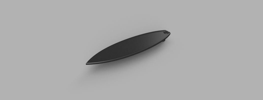 dito tavola surf by jer tu felce luce passatempo fai surf tastiera giocattolo divertimento ragazzo dita skateboard 3d print model - Mito3D