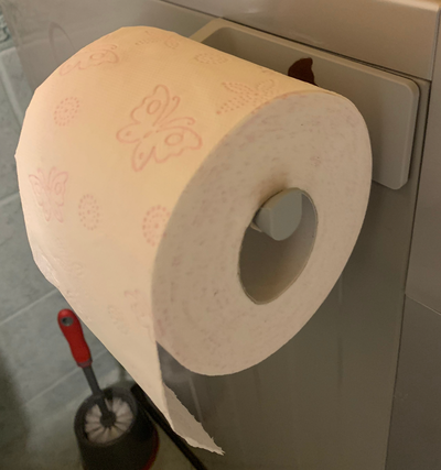 toilet paper holder by gasper3dp household house models toiletpaper toiletpaperholder bathroom accessory 3d print model - Mito3D