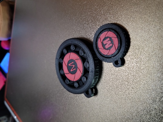 makerdeck spinner keychains remixed by pink 3dp hobby & diy keychain 3d print model - Mito3D