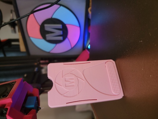 makerdeck card wallet remixed by pink 3dp fashion models 3d print model - Mito3D