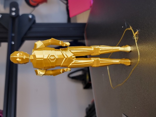 thicc c-3po remixed by pink 3dp toys & games characters starwars c3po 3d print model - Mito3D
