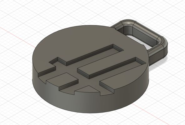 h keychain by matteocivolani 3d printer accessories 3d print model - Mito3D