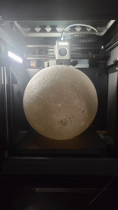 svs nasa luna globo by tom pieno interruttore formazione scolastica fisica astronomia spazio lampada cielo notte luce guidato umore atmosferico 3d print model - Mito3D