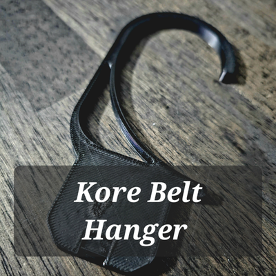 kore belt hanger by gtperrault fashion models korea korebelt closet organisation 3d print model - Mito3D