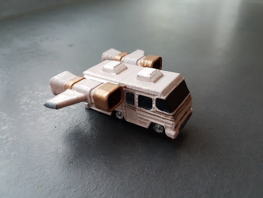 puffy vehicles - eagle 5 spaceballs by wekster art models eagle5 miniature 3d print model - Mito3D
