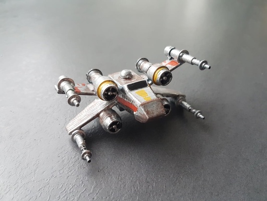 puffy vehicles - x-wing by wekster art models starwars vehicle 3d print model - Mito3D