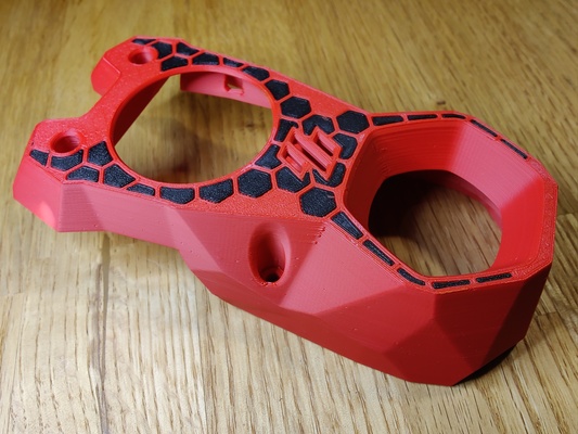 hexagonal stealthburner remixed by demek3d 3d printer parts hexagon voron 3d print model - Mito3D