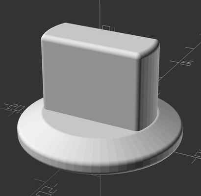 paramétrique gaz plaque bouton by curiosité ménage maison modèles cuisine personnalisable 3d print model - Mito3D