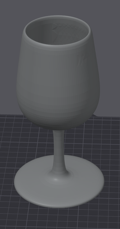 wine glass remixed by akijay household decor wineglass cosplayaccessory drinkaccessory 3d print model - Mito3D