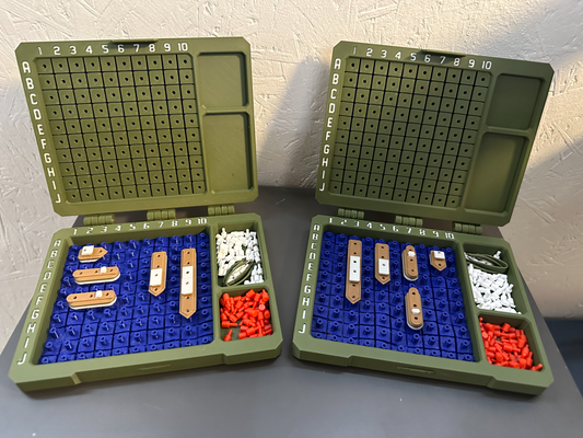 buques batalla juego remezclado by emilskipsted juguetes juegos tablero acorazado clásico naval 3d print model - Mito3D