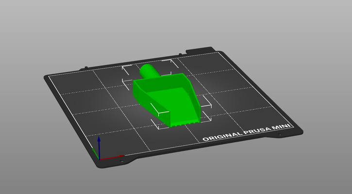 klein schaufel by brechen werkzeuge gadgets minischaufel 3d print model - Mito3D