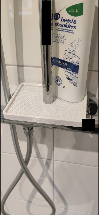 douche étagère by laser combat ménage maison modèles shampooing 3d print model - Mito3D