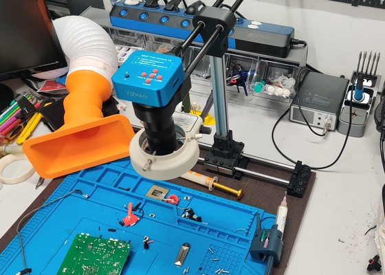 dijital mikroskop kaydırıcı mikro lehimleme by savaş lazeri araçlar büyütme 3d print model - Mito3D