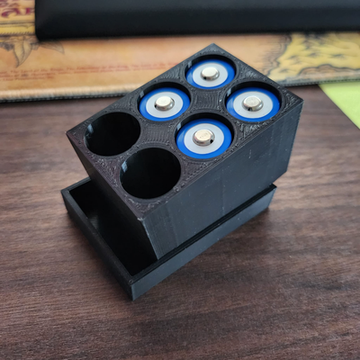 cr123 akkubox by ansgarodinson hobi kendin yap elektronik akku kutu piller 3d print model - Mito3D