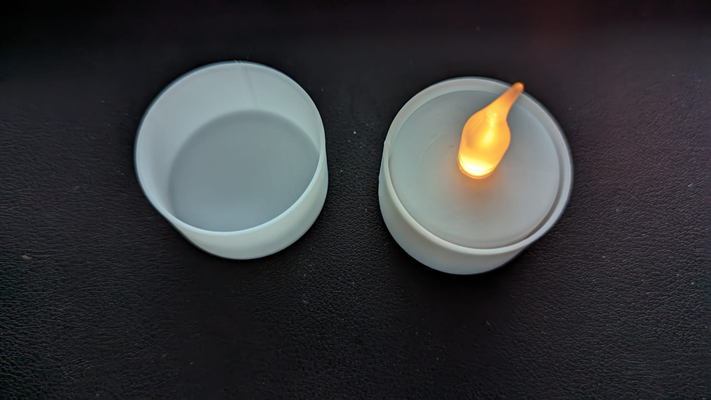 simple led candle holder crafting by printingsolutionsinfo art models 3d print model - Mito3D