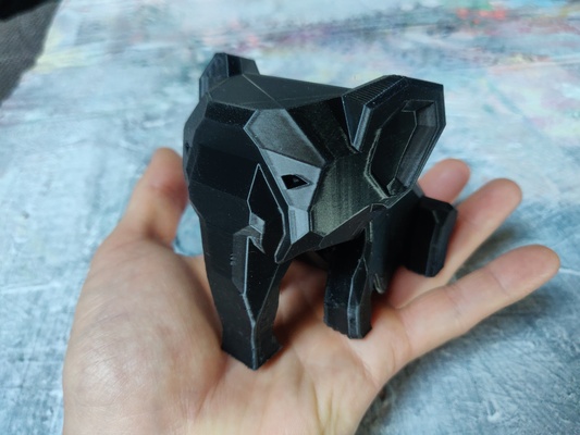 kocaman başlı poli fil by zeddiart 39 lar minyatürler hayvanlar 3d print model - Mito3D