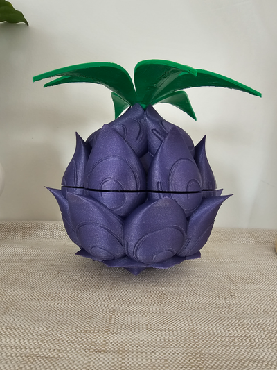 yami no mi - pot organizer one piece fruit blackbeard dark devil's by andreobtw props & cosplays onepiece devil purple violet ams color candy storage deisgn 3d print model - Mito3D