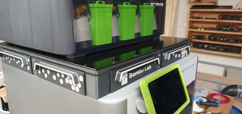 bambulab x1 c ventilation led - mrw by marwyn 3d printer accessories x1c 3d print model - Mito3D