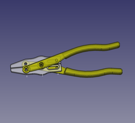 parallel jaw pliers sturdy - mrw remixed by marwyn tools 3d print model - Mito3D