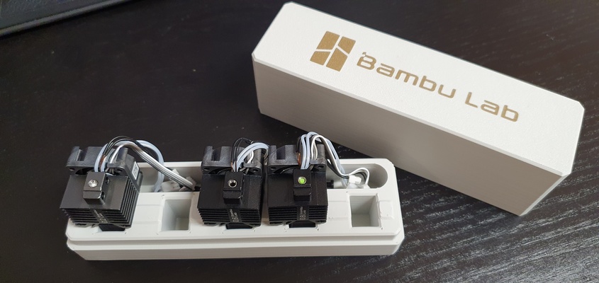 bambulab x1 c p1p spare hotend case - mrw by marwyn 3d printer accessories 3d print model - Mito3D