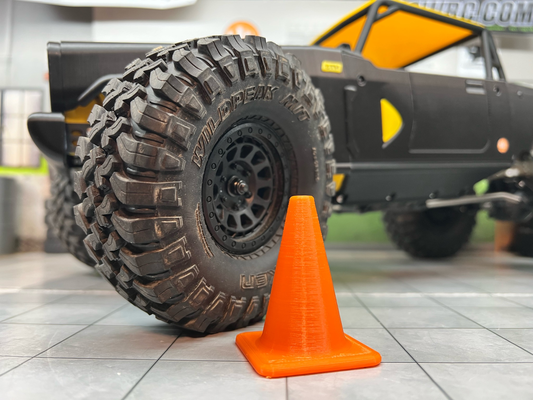 road cone 1 10th scale crawler tpu by spare-time hobbies hobby & diy rc drifter flex gate marker 3d print model - Mito3D