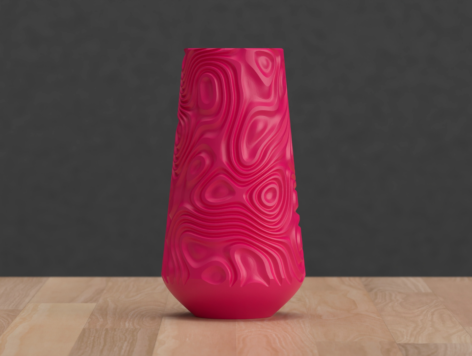 organisch strudel vase by jwalker55 haushalt dekor modus zuhause haus dekoration 3D print model - Mito3D