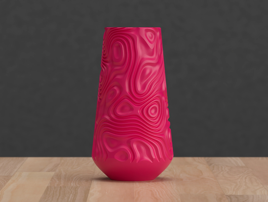 organic swirl vase by jwalker55 household decor mode home decoration 3d print model - Mito3D