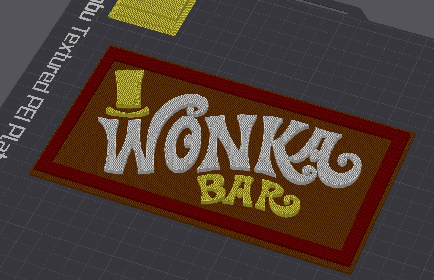 wonka bar willy schokolade fabrik by jeffrudzinski prestige requisiten cosplays charlie 3D print model - Mito3D