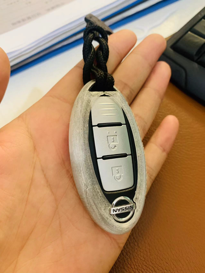 nissan car key shell protection case revision by hobby & diy vehicles 3d print model - Mito3D