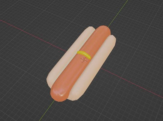 manny hotdog by jncelee art sculptures 3d print model - Mito3D
