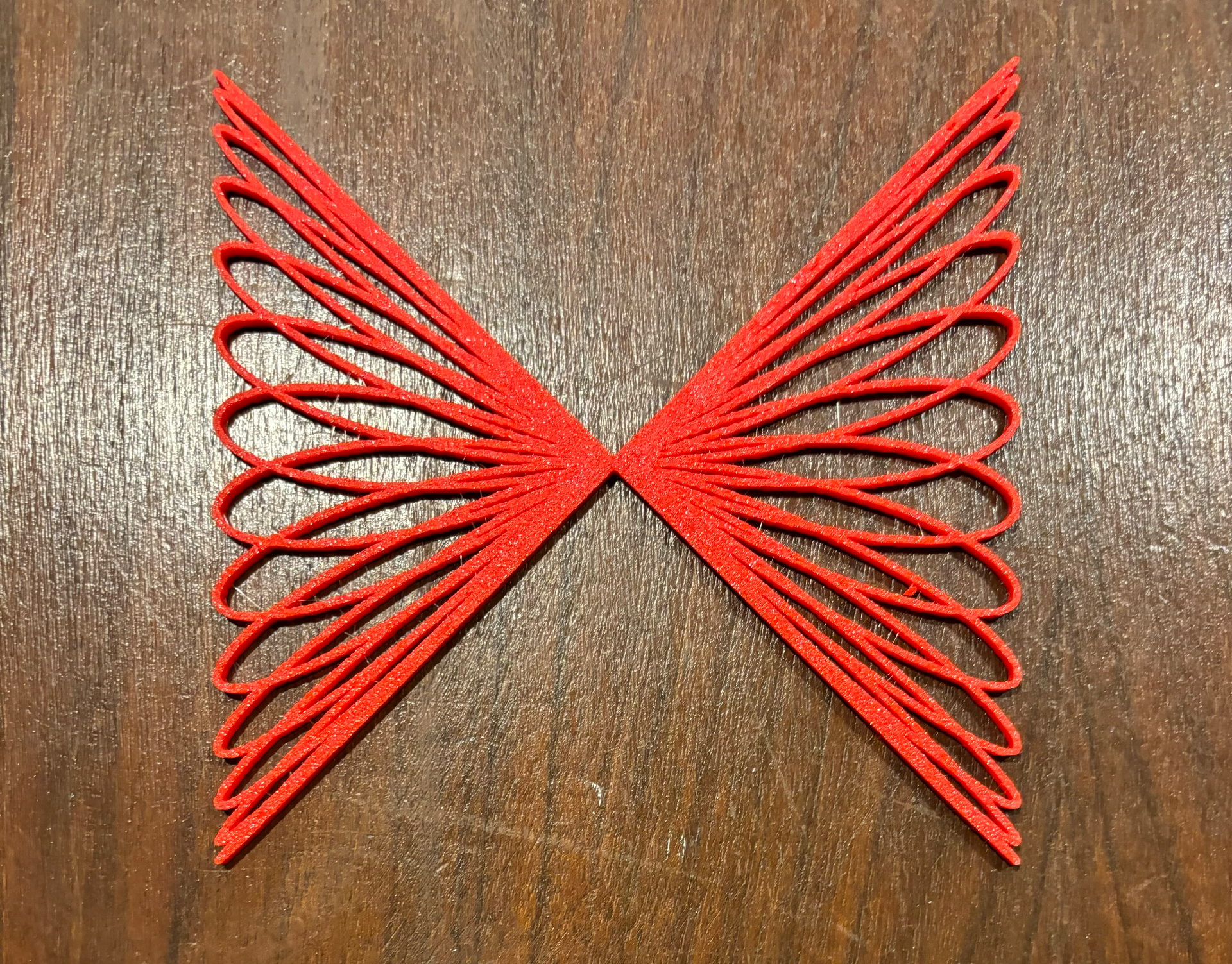 parametrico equazione cravatta farfalla by stevo99 arte 2d matematica formazione scolastica matematico modello grafico progettazione parametrica 3D print model - Mito3D