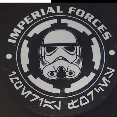 imperial forças by xeebo00 arte sinais logotipos estrela guerras light up placa 3d print model - Mito3D