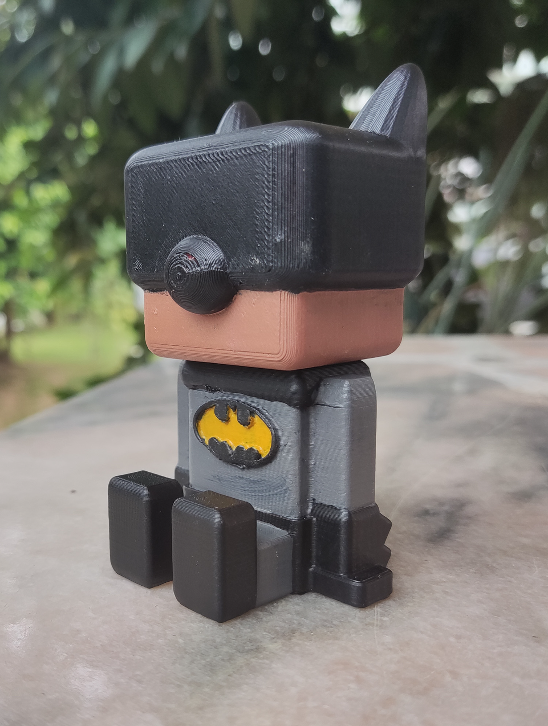 batman chibi by fay3dlab spielzeuge spiele zeichen gerechtigkeit liga bobblehead 3D print model - Mito3D