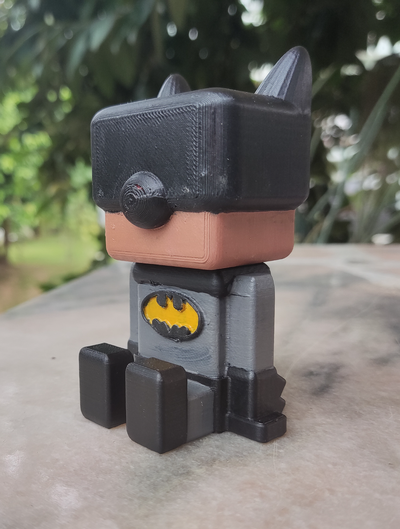 batman chibi by fay3dlab oyuncaklar oyunlar karakterler adalet lig bobblehead 3d print model - Mito3D